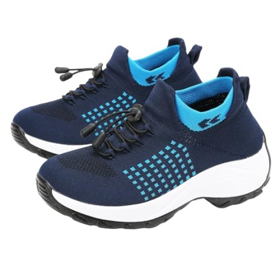 Comfort Wear Orthowear Shoes for Women Mesh Breathable Comfortwear Ortho Shoes, Comfortable Air Cushion Orthopedic Sneakers Thick Bottom Ortho Stretch Cushion Plantar Fasciitis Diabetic Shoe