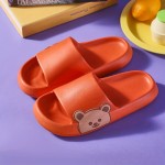 Cartoon Decor Pillow Slides, Soft Sole Platform Slip On EVA Shower Slides, Non-slip Summer Beach Slides