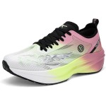 Mens Running Shoes Walking Tennis Shoes for Athletic Workout Gym Casual Non Slip Training Sneakers Breathable Knit Upper Indoor Outdoor