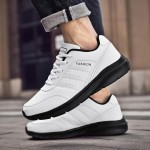 Men's Bowling Shoes - Universal Sliding Soles, Lightweight and Comfortable Sneakers for Men