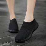 Womens Slip On Sneakers Walking Tennis Shoes Lightweight Breathable Comfortable Gym Workout Athletic Shoes
