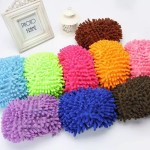 1 Pair Mop Slipper Shoes Cover Soft Washable Microfiber Shoes Cover Reusable Foot Socks for Floor Polishing Sweeping Mop Tool