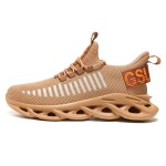 GSLMOLN Men's Slip on Breathable Walking Shoes Ultra Lightweight Casual Sport Gym Fashion Sneakers