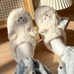Comfortable Slippers for Women Winter Womens Slide Slipper Shoes Cute Warm Shoes for House Bedroom Indoor