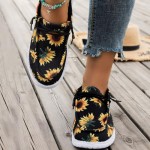 All-Day Comfort Knit Slip-Ons - Lightweight Arch Support Shoes for Travel & Walking