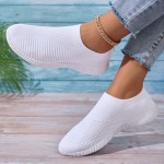 Women's Walking Tennis Shoes Athletic Casual Gym Slip on Lightweight Sneakers
