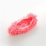 1 Pair Mop Slipper Shoes Cover Soft Washable Microfiber Shoes Cover Reusable Foot Socks for Floor Polishing Sweeping Mop Tool